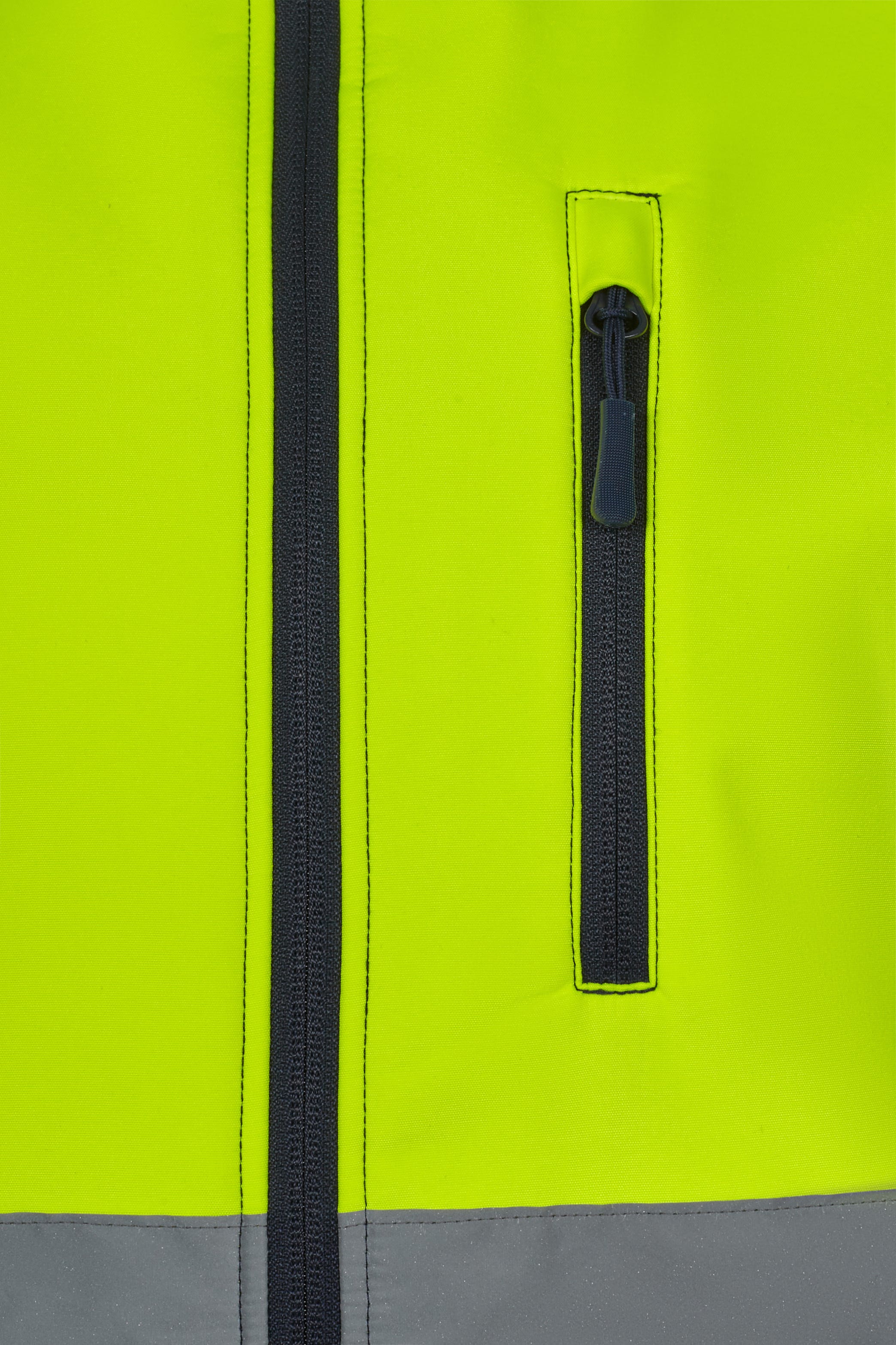 305906.CHALECO SOFT SHELL BICOLOR AV AZUL NAVY/AMARILLO FLÚOR S