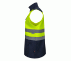 305906.CHALECO SOFT SHELL BICOLOR AV AZUL NAVY/AMARILLO FLÚOR S