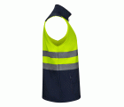 305906.CHALECO SOFT SHELL BICOLOR AV AZUL NAVY/AMARILLO FLÚOR S
