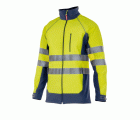 306001.SOFT SHELL BICOLOR AV AZUL MARINO/AMARILLO FLÚOR 2XL