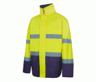 306002.PARKA BICOLOR AV AZUL MARINO/AMARILLO FLÚOR 2XL
