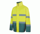306002.PARKA BICOLOR AV VERDE/AMARILLO FLÚOR 2XL