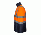 306003.PARKA 4EN1 BICOLOR AV AZUL MARINO/NARANJA FLÚOR 2XL