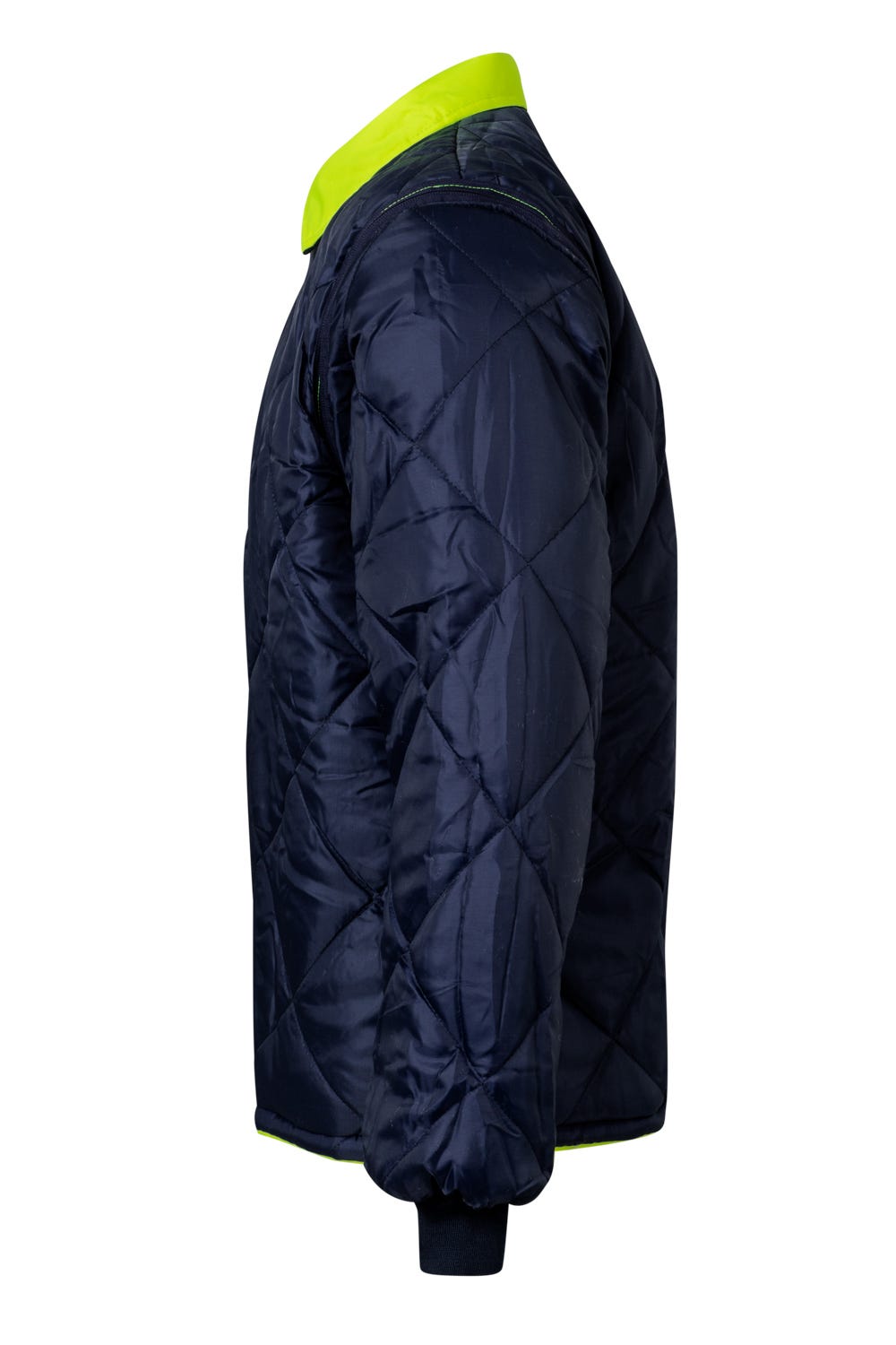 306003.PARKA 4EN1 BICOLOR AV AZUL MARINO/AMARILLO FLÚOR 2XL