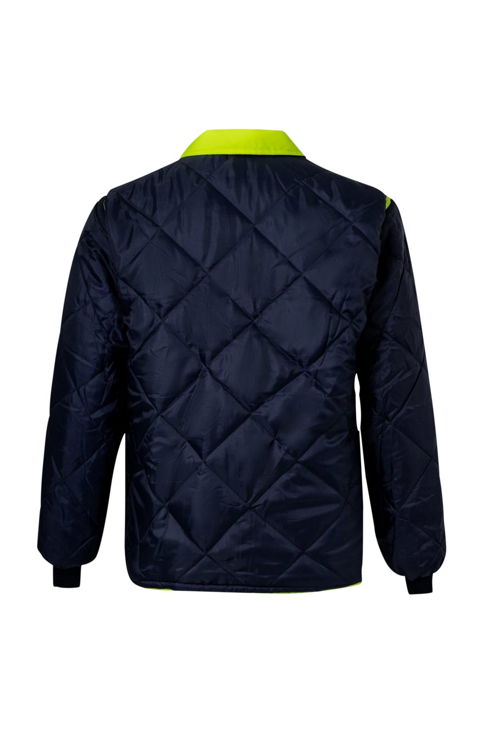 306003.PARKA 4EN1 BICOLOR AV AZUL MARINO/AMARILLO FLÚOR 2XL