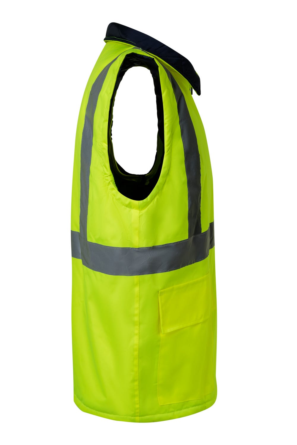 306003.PARKA 4EN1 BICOLOR AV AZUL MARINO/AMARILLO FLÚOR 2XL