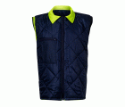 306003.PARKA 4EN1 BICOLOR AV AZUL MARINO/AMARILLO FLÚOR 2XL