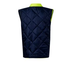 306003.PARKA 4EN1 BICOLOR AV AZUL MARINO/AMARILLO FLÚOR XL