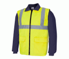 306003.PARKA 4EN1 BICOLOR AV AZUL MARINO/AMARILLO FLÚOR 2XL