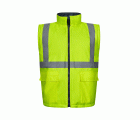 306003.PARKA 4EN1 BICOLOR AV AZUL MARINO/AMARILLO FLÚOR 2XL