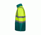 306003.PARKA 4EN1 BICOLOR AV VERDE/AMARILLO FLÚOR S