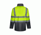 306003.PARKA 4EN1 BICOLOR AV GRIS/AMARILLO FLÚOR S