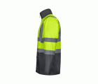 306003.PARKA 4EN1 BICOLOR AV GRIS/AMARILLO FLÚOR S