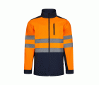 306006.SOFT SHELL BICOLOR AV AZUL NAVY/NARANJA FLÚOR S