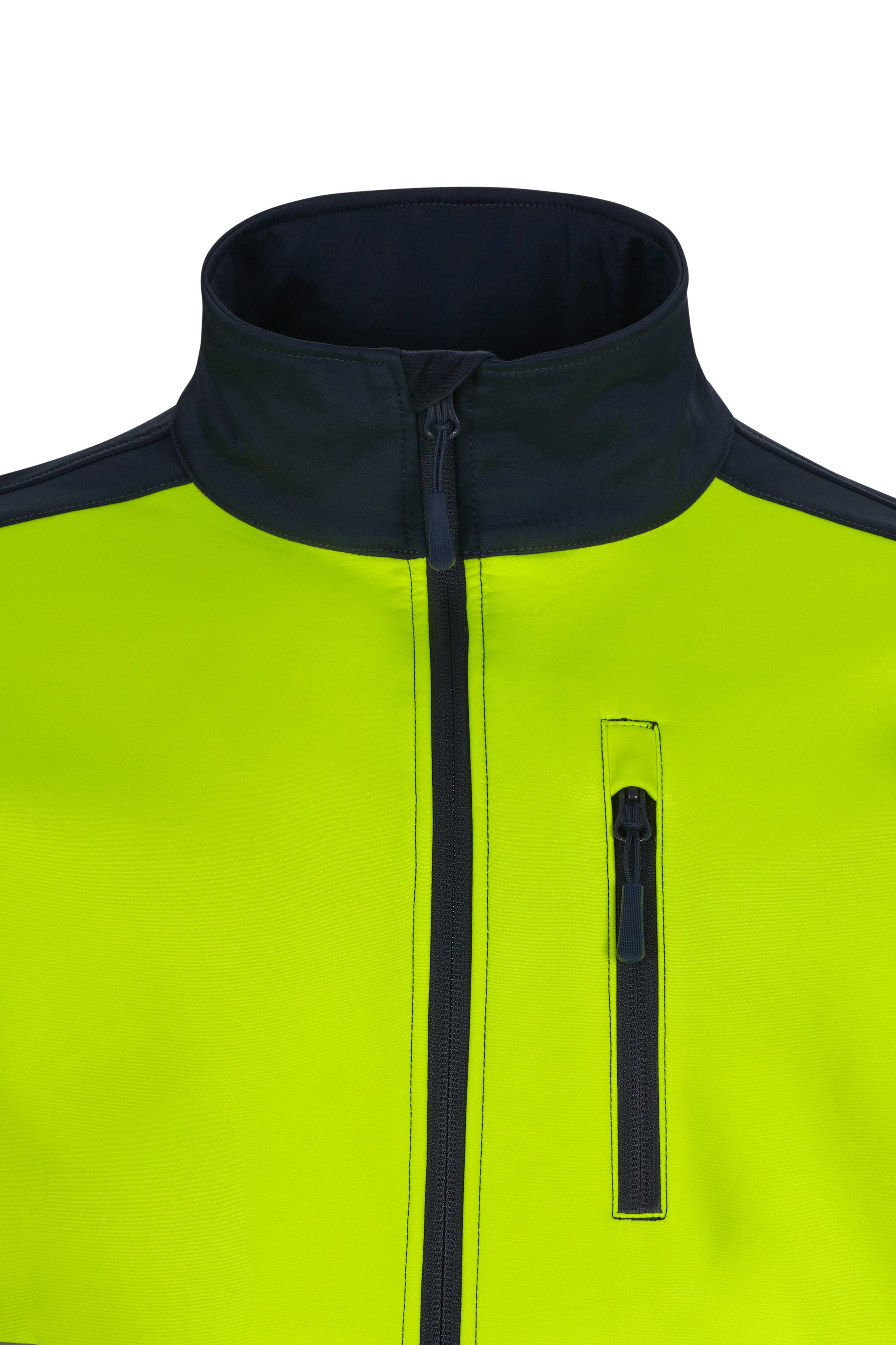 306006.SOFT SHELL BICOLOR AV AZUL NAVY/AMARILLO FLÚOR S