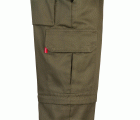 346.PANTALÓN DESMONTABLE VERDE CAZA 36