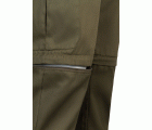 346.PANTALÓN DESMONTABLE VERDE CAZA 36