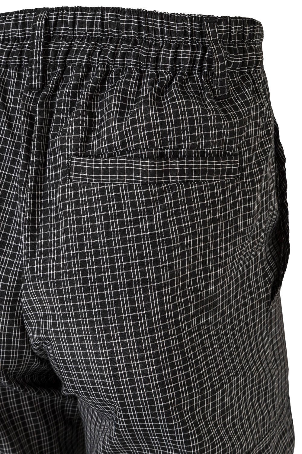 403008.PANTALÓN COCINA CUADROS NEGROS 2XL