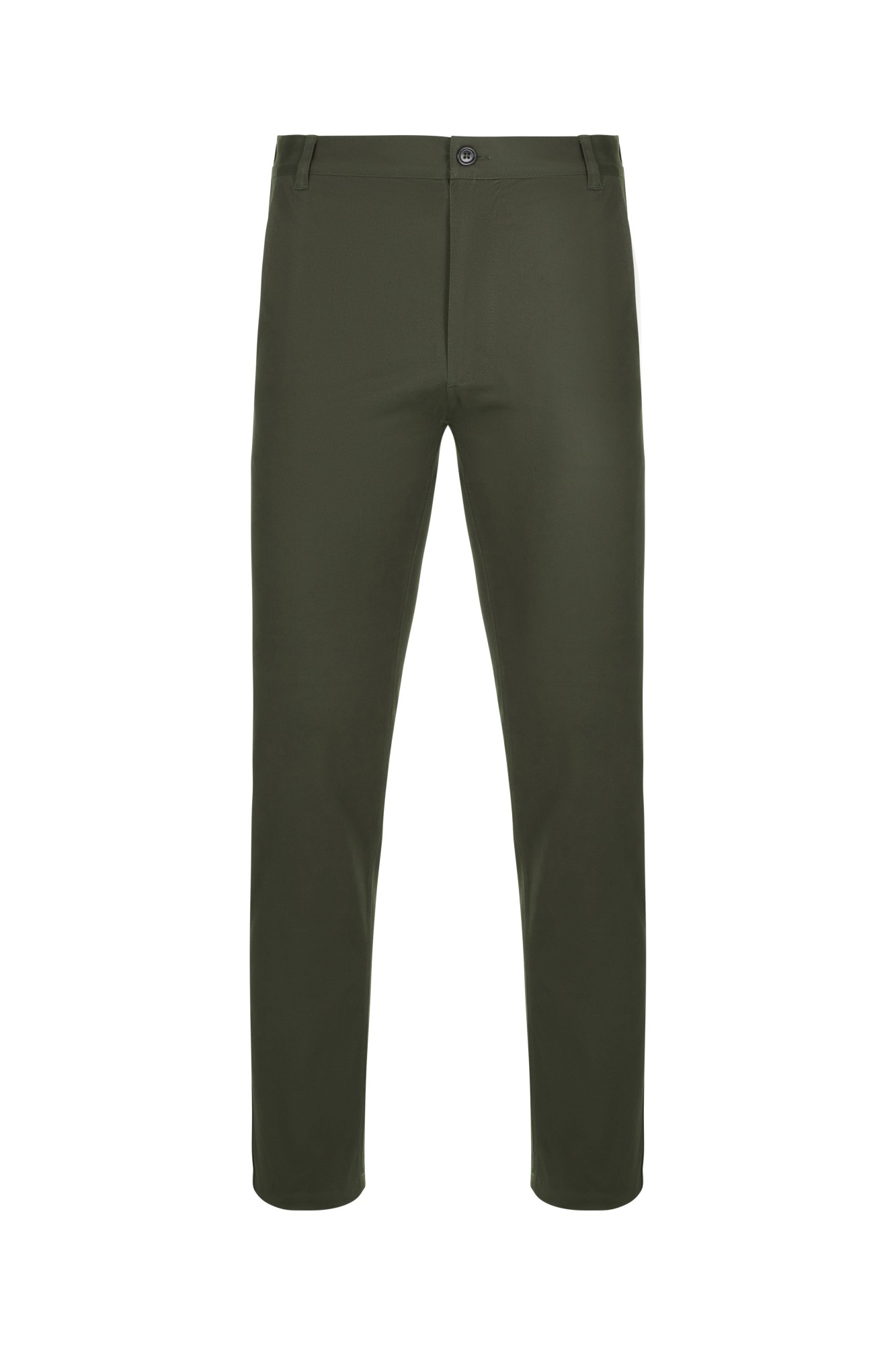 403010S.PANTALÓN CHINO STRETCH UNISEX VERDE OLIVA 34