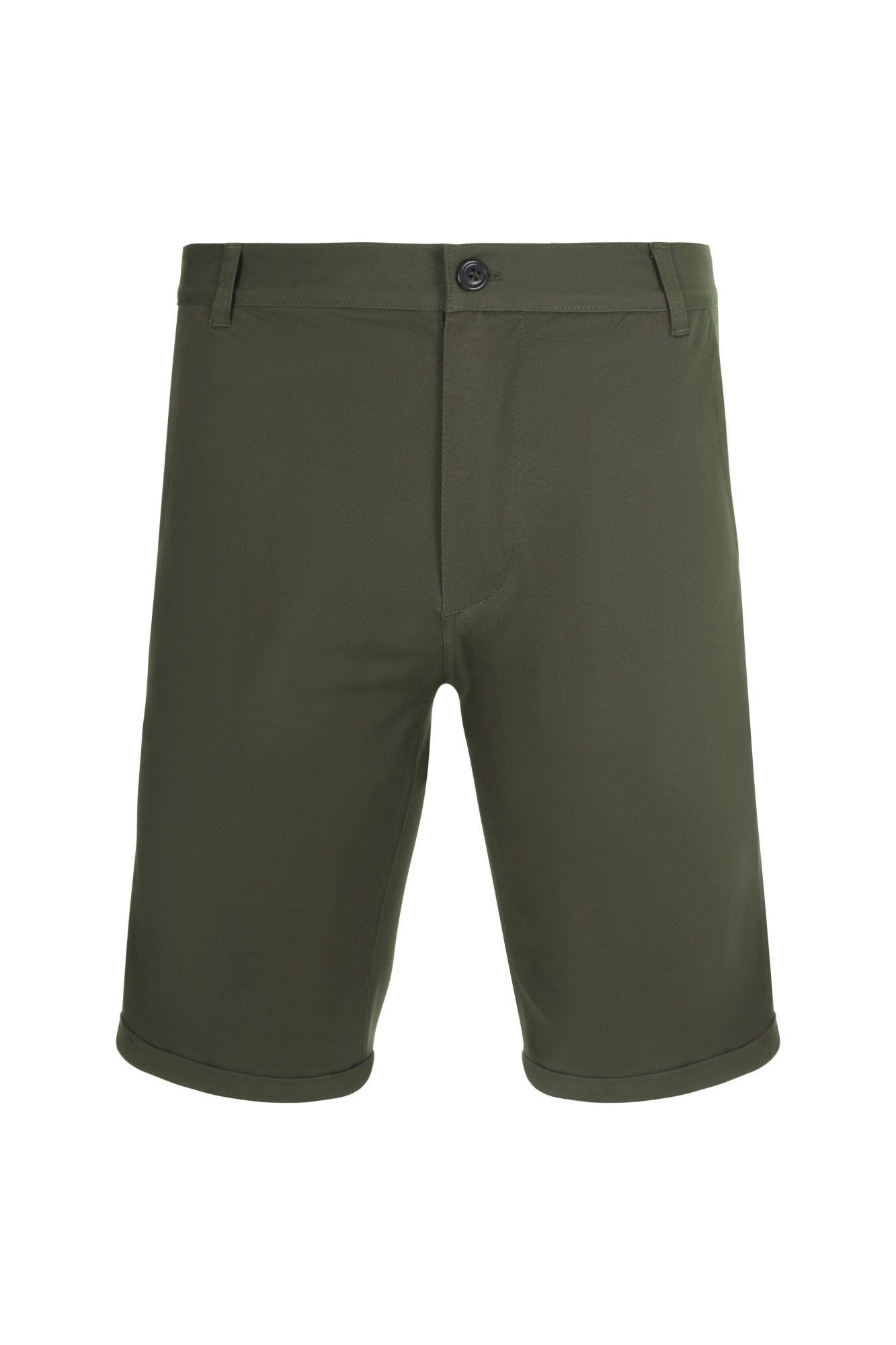403011S.BERMUDA CHINO STRETCH UNISEX VERDE OLIVA 34