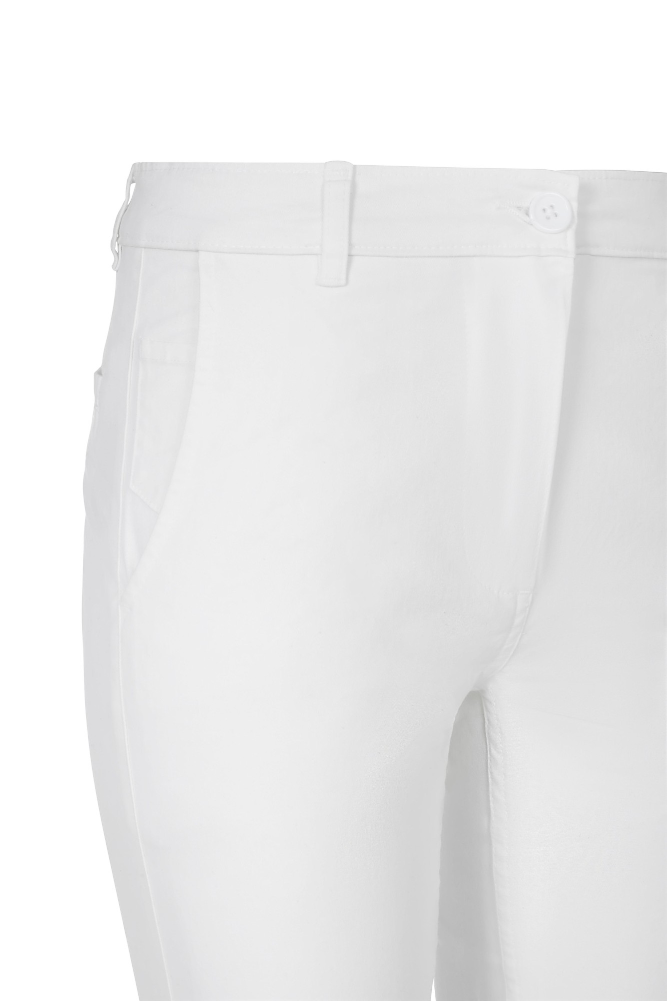 403012S.PANTALÓN CHINO STRETCH MUJER BLANCO 34