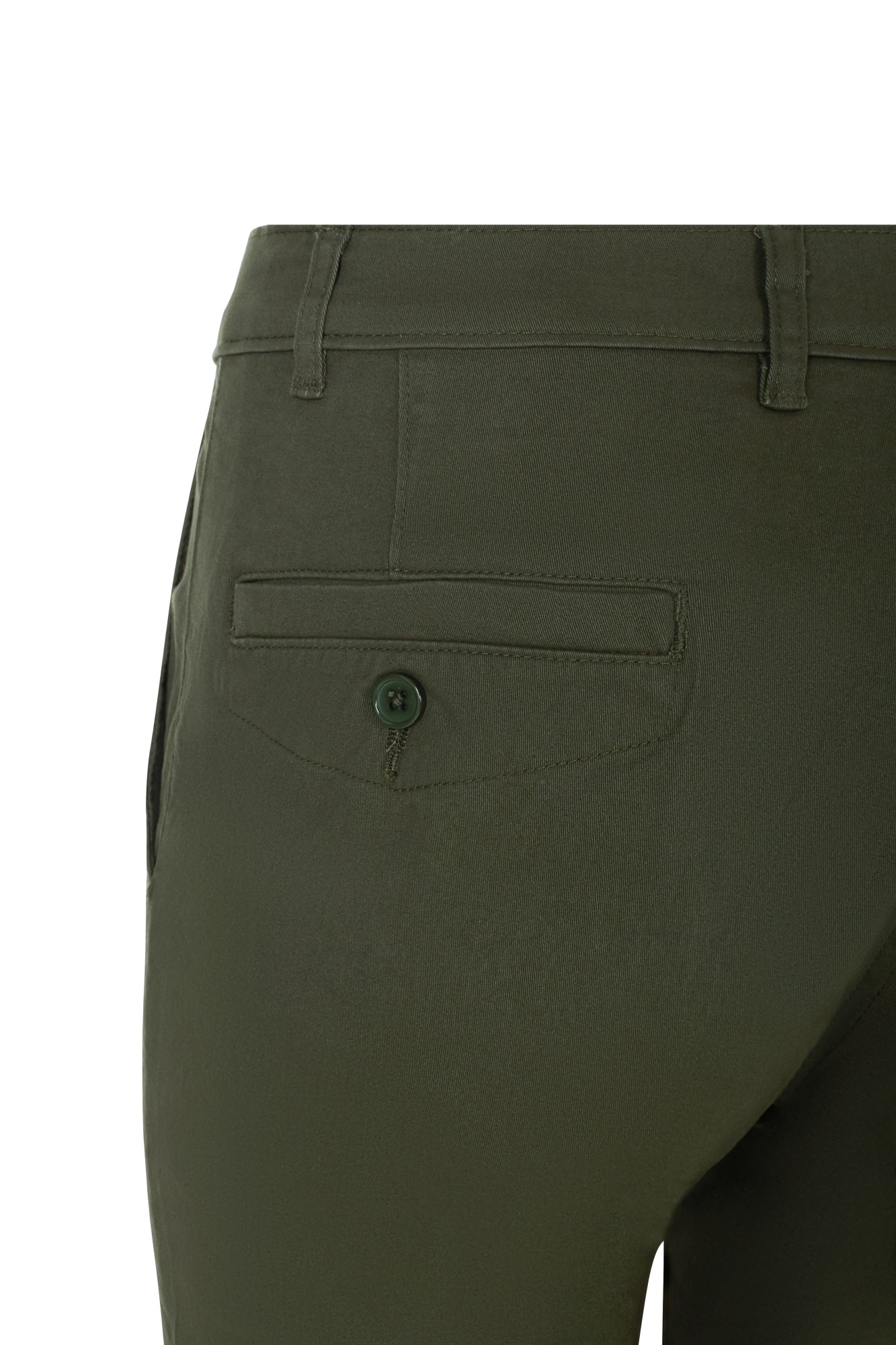 403012S.PANTALÓN CHINO STRETCH MUJER VERDE OLIVA 34