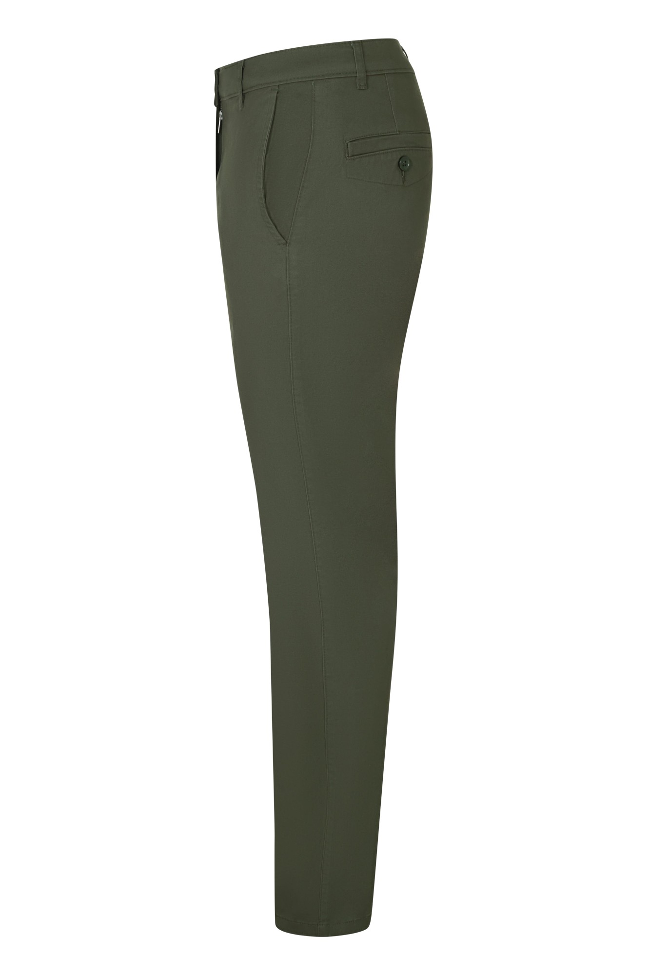 403012S.PANTALÓN CHINO STRETCH MUJER VERDE OLIVA 34