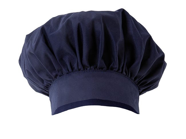 404001.GORRO COCINA FRANCÉS AZUL MARINO U