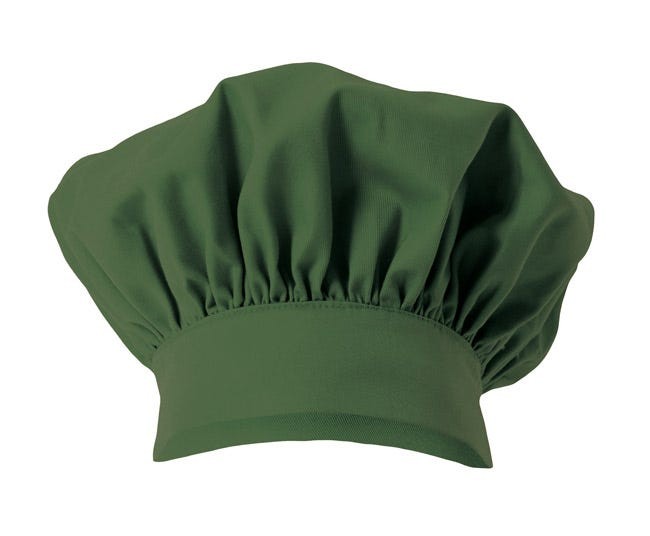 404001.GORRO COCINA FRANCÉS VERDE CAZA U