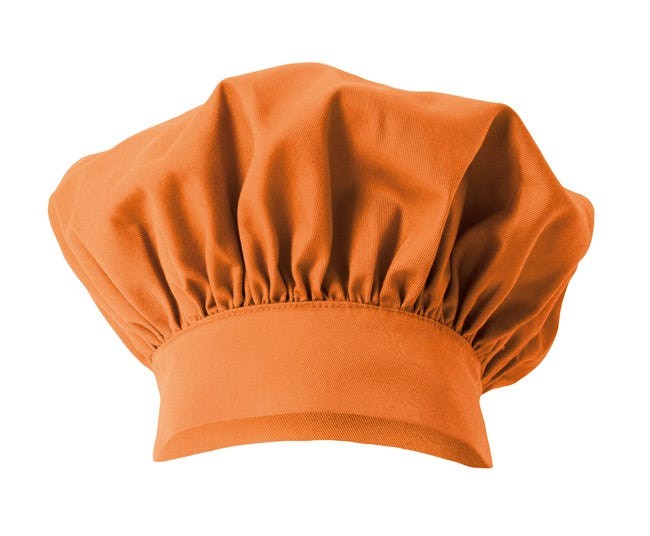 404001.GORRO COCINA FRANCÉS NARANJA U