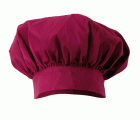 404001.GORRO COCINA FRANCÉS GRANATE U