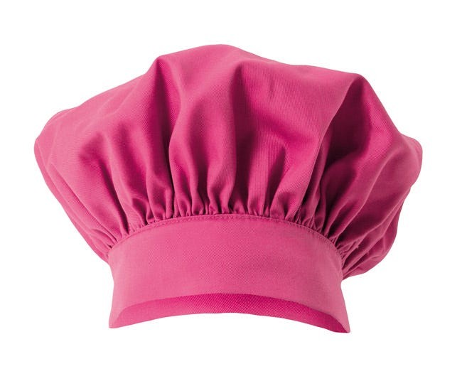 404001.GORRO COCINA FRANCÉS FUCSIA U