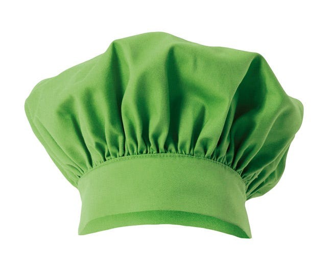 404001.GORRO COCINA FRANCÉS VERDE LIMA U