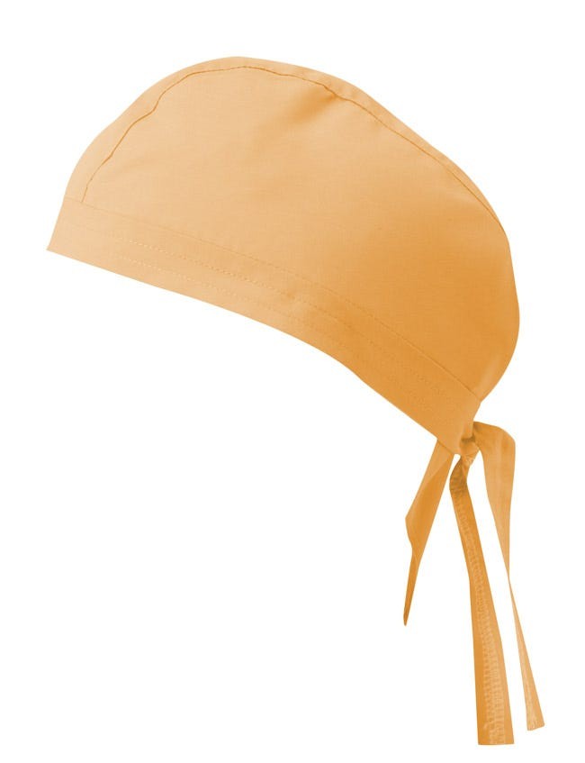 404002.GORRO COCINA NARANJA CLARO U