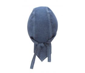 404007.GORRO COCINA DENIM DENIM AZUL OSCURO U
