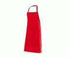 404204.DELANTAL 100% POLIÉSTER PETO ROJO U