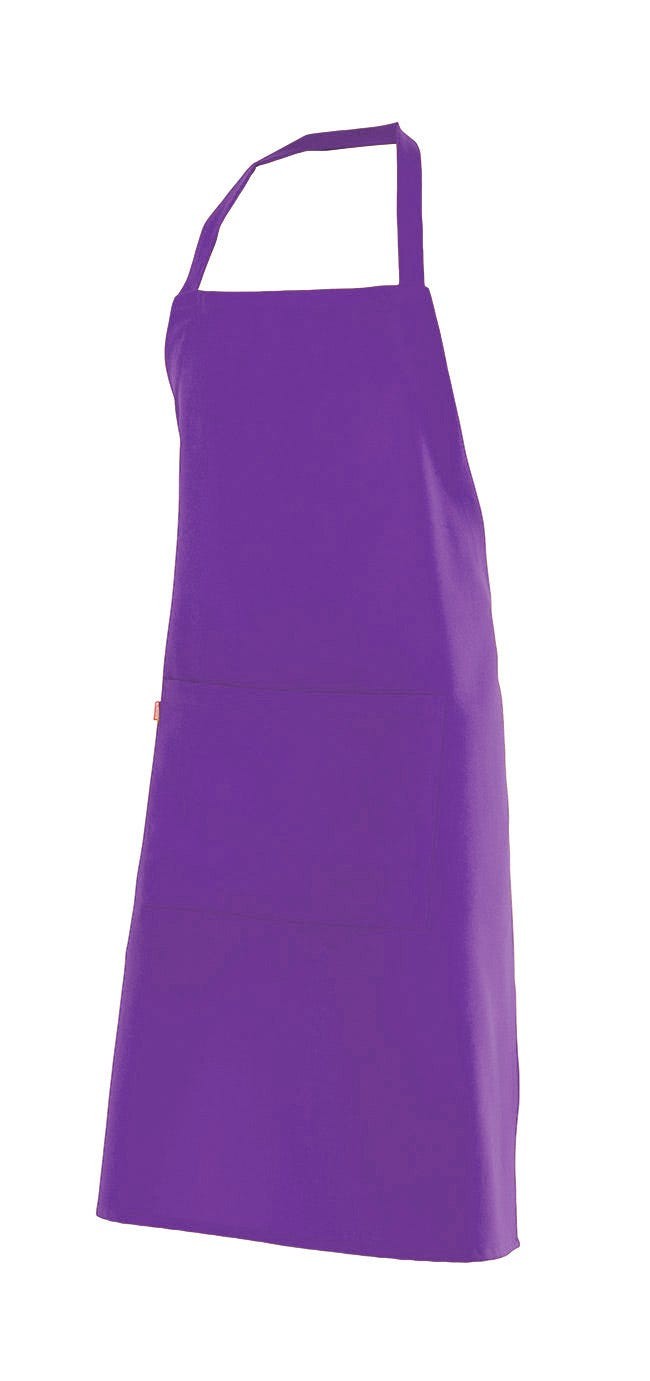 404204.DELANTAL 100% POLIÉSTER PETO MORADO U