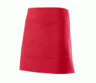 404205.DELANTAL 100% POLIÉSTER CORTO ROJO U