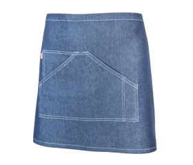 404206.DELANTAL DENIM CORTO DENIM AZUL OSCURO U