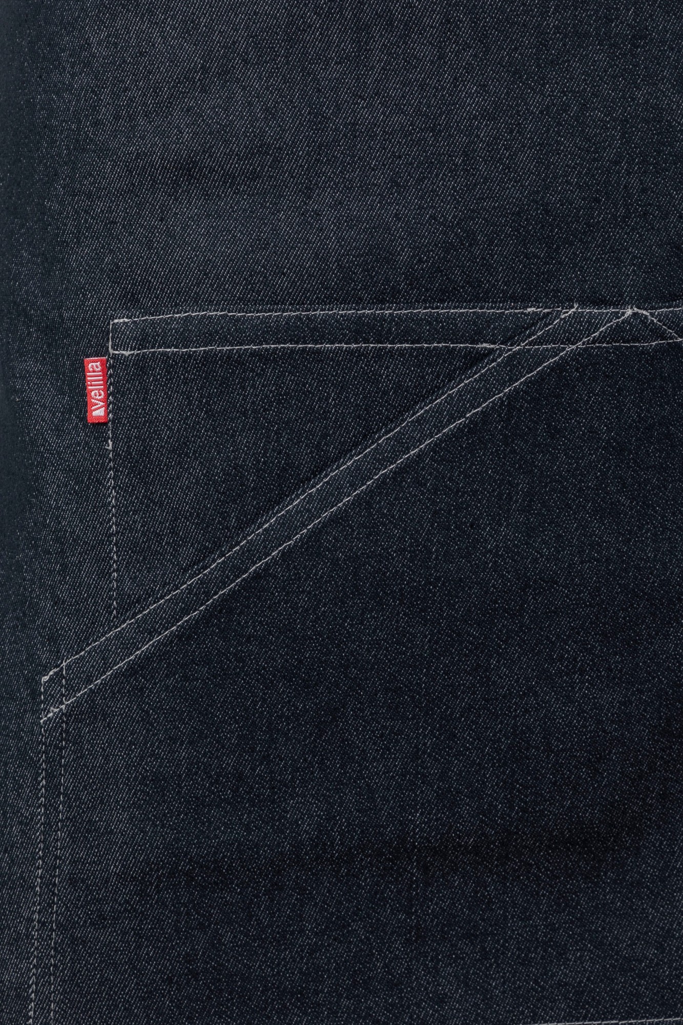 404206.DELANTAL DENIM CORTO DENIM AZUL OSCURO U