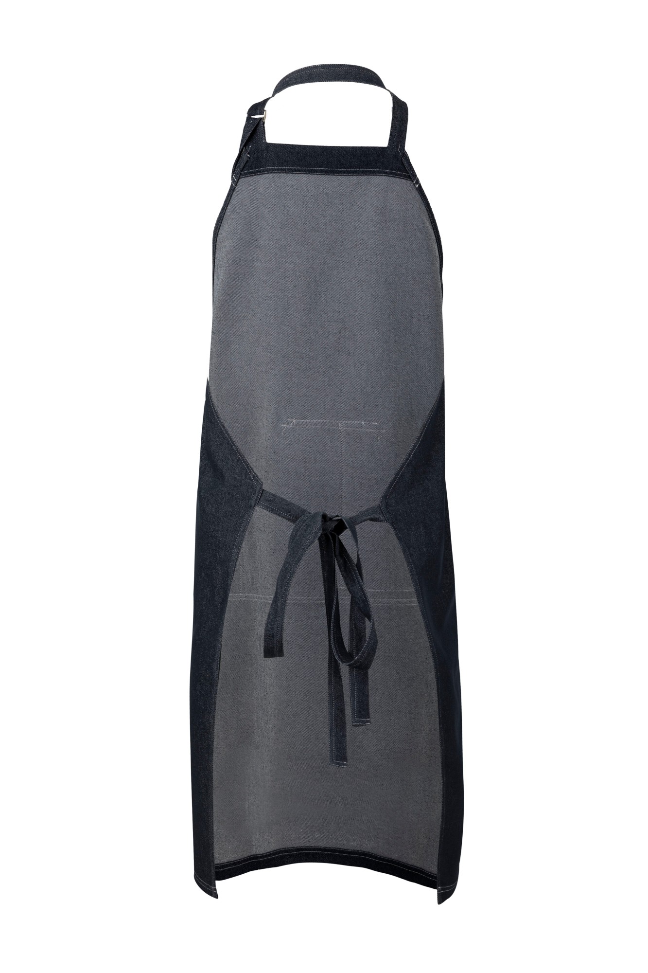 404207.DELANTAL DENIM PETO DENIM AZUL OSCURO U