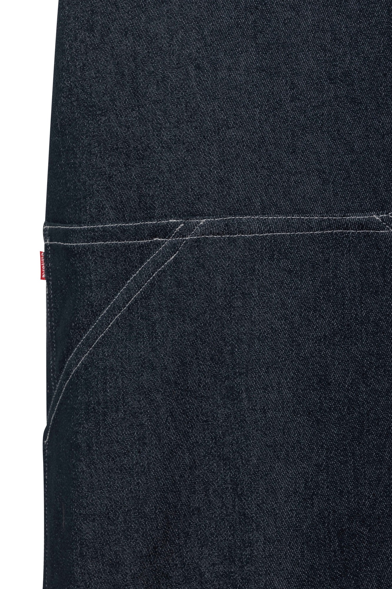 404207.DELANTAL DENIM PETO DENIM AZUL OSCURO U