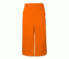 404209.DELANTAL LARGO NARANJA FLÚOR U