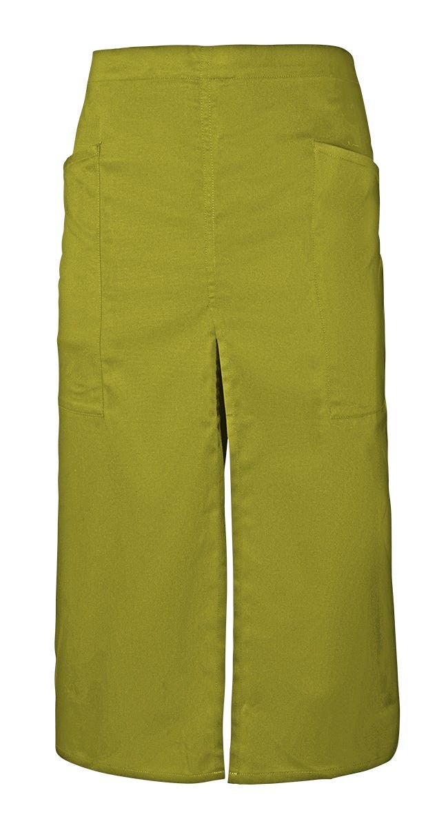 404209.DELANTAL LARGO AMARILLO FLÚOR U