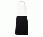 404210B.DELANTAL BICOLOR PETO BLANCO U