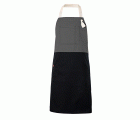 404210B.DELANTAL BICOLOR PETO GRIS U