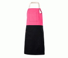 404210B.DELANTAL BICOLOR PETO FUCSIA U