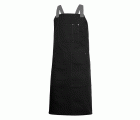 404211B.DELANTAL CANVAS PETO NEGRO/GRIS U