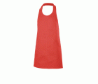 404212.DELANTAL PETO ROJO CORAL U