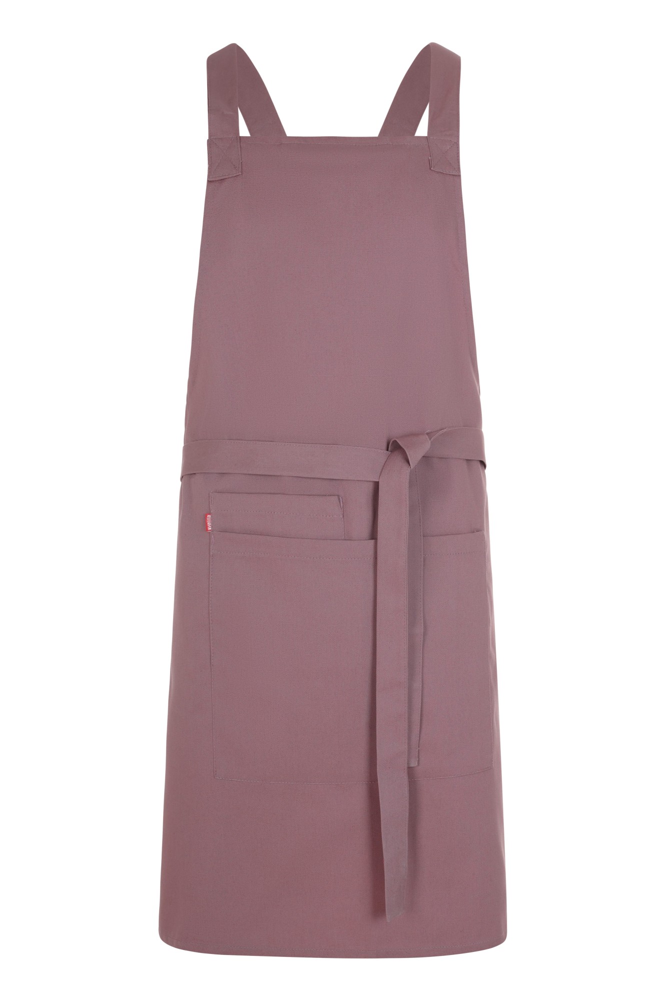 404214.DELANTAL PETO ORGÁNICO GROSELLA U